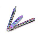 Ver imagem 2 de Butterfly Bsl-3 Canivete de Treino Rainbow Profissional sem Corte para Malabarismo
