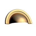 Ver imagem 1 de Puxador De Gaveta Concha Sobrepor Zen Shell - Gold - 48Mm