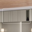 Ver imagem 2 de Módulo Aéreo para Quarto 3 Portas Elegance Cinza/Níquel