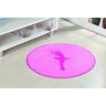 Tapete Infantil Quarto Pelúcia Big Bailarina Rosa - 1