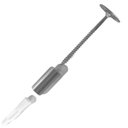 Ver imagem 5 de Gancho de Metal para Parede Pino 4cm Cromado Espelho Cabide Roupa