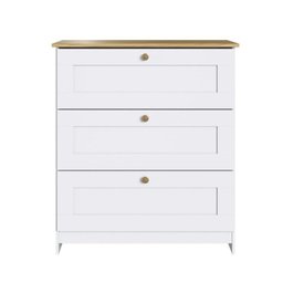 Quarto Americano Solteiro 3 Peças Guarda-roupa, Cômoda e Mesa de Cabeceira - 15