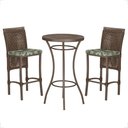 Ver imagem 1 de Mesa Bistrô e 2 Banquetas Roma Marrom Corda Náutica Estofado 5 Trama Original