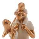 Ver imagem 4 de Figura Decorativa Royal Resina Família Branco 9x7x20cm