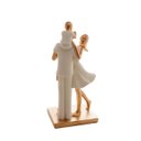Ver imagem 2 de Figura Decorativa Royal Resina Família Branco 9x7x20cm