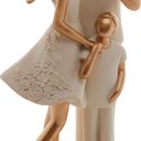 Ver imagem 5 de Figura Decorativa Royal Resina Família Branco 9x7x20cm