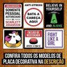 Placa Quadro Decorativo Pet Cuidado Cão Sentimentos 36x46 - 5