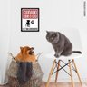 Placa Quadro Decorativo Pet Cuidado Cão Sentimentos 36x46 - 2