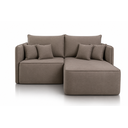 Ver imagem 1 de Sofá Modular Búzios - Conforto, Versatilidade e Design Contemporâneo:Veludo Marrom/1,80 com Chaise