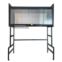 Ver imagem 1 de Escorredor de Louça Suspenso 105cm com Porta Organizador para Cozinha Multifuncional Preto Brinovar