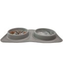 Ver imagem 1 de Comedouro Bebedouro 2 Em 1 Silicone Cachorro Gato Pet Animais Raçao Agua Comida Hidrataçao Dobravel