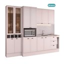 Ver imagem 5 de Cozinha Completa Milla Elegance 13 Portas 3 Gavetas MDF 280cm Móveis Carraro