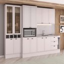 Ver imagem 1 de Cozinha Completa Milla Elegance 13 Portas 3 Gavetas MDF 280cm Móveis Carraro