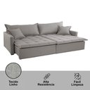 Ver imagem 7 de Sofá Cama Flora 02 Módulos de 100cm Br 15cm Meu Sofá Online
