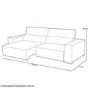 Ver imagem 4 de Sofá Retrátil Reclinável para Sala 3 Lugares 230cm Bari L06 Couro Off White - Lyam Decor