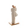 Figura Decorativa Royal Resina Família Branco 9x20cm - 2