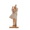 Figura Decorativa Royal Resina Família Branco 9x20cm - 3