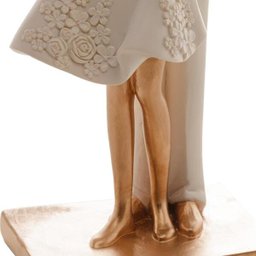 Figura Decorativa Royal Resina Família Branco 9x20cm - 6