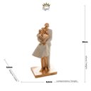 Ver imagem 7 de Figura Decorativa Royal Resina Família Branco 9x20cm