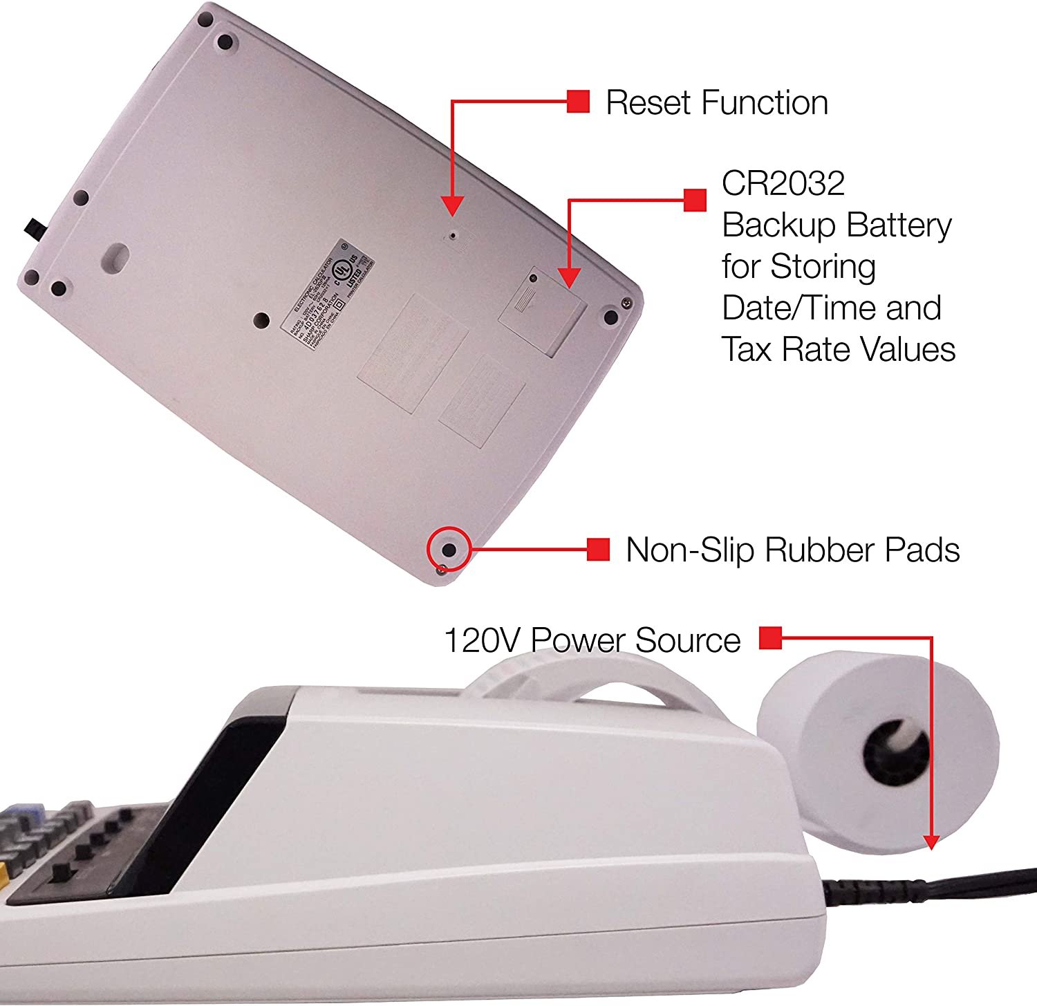 Calculadora C/ Impressora Sharp El2630p Ill 127v MadeiraMadeira