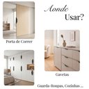 Ver imagem 5 de Kit 30 Puxador Wave Cava para Porta Gaveta de Alumínio 200mm - Preto