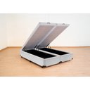 Ver imagem 4 de Cama Box Baú King Size Bipartida Serenelife - Corano Branco