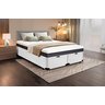 Cama Box Baú King Size Bipartida Serenelife - Corano Branco - 2