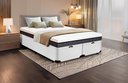 Ver imagem 1 de Cama Box Baú King Size Bipartida Serenelife - Corano Branco