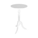 Ver imagem 1 de Mesa Lateral Le em Mdf 30x53cm Branca