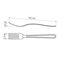 Ver imagem 3 de Kit - 36 Garfos de Mesa Buzios em Aço Inox Gibag - Tramontina