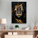 Ver imagem 3 de Quadro Leão Iluminado -- Br Artes