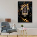Ver imagem 2 de Quadro Leão Iluminado -- Br Artes