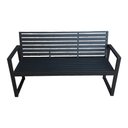 Ver imagem 1 de Banco Ripado com Escosto em Alumínio 1.80m