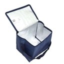 Ver imagem 3 de Bolsa Térmica Poliéster 24 Latas Praia Piscina Ziper Bel:azul Marinho