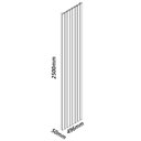 Ver imagem 4 de Painel Ripado em Barra 250x49,6cm (1,24m²) MDF Gelius Móveis