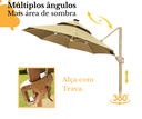 Ver imagem 6 de Ombrelone Moonlight LED 3m com Base - Marrom