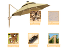 Ver imagem 7 de Ombrelone Moonlight LED 3m com Base - Marrom