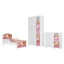 Ver imagem 2 de Quarto Infantil Completo Adesivado Cama-comoda-guarda Roupas:castelo