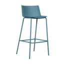 Ver imagem 2 de Kit 2 Banquetas Ipanema Média Fratini 86,50 cm (Altura) em Polipropileno Base em Aço Azul Sonho