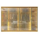 Ver imagem 2 de Guarda-Roupa Casal MDF Reflecta 6 Portas 8 Gavetas com LED Casuá Naturale Cumaru