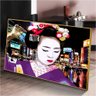 Quadro Mulher Japonesa:120x80 cm/PRETA - 6