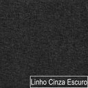 Ver imagem 2 de Kit Diva Recamier Vanessa 140cm Lado Direito e 02 Poltronas Laura Linho Cor Cinzaescuro