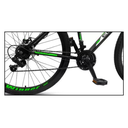 Ver imagem 3 de Bicicleta Mountain Bike Velox Aro 29 Freio Disco 21v Ello Cor:preto/verde