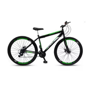 Bicicleta Mountain Bike Velox Aro 29 Freio Disco 21v Ello Cor:preto/verde