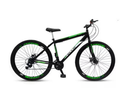 Ver imagem 1 de Bicicleta Mountain Bike Velox Aro 29 Freio Disco 21v Ello Cor:preto/verde