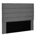 Ver imagem 1 de Cabeceira Estofada Cama Box Casal King Size La Italian 195cm Suede Cinza - Desk Design