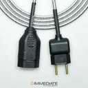 Ver imagem 2 de Extensão Elétrica 2 Metros Pp 2x0,75mm Revestido Prata Cabos Immediate