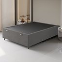 Ver imagem 6 de Conjunto Colchão Mola Ensacada e Base Box Baú Casal 65x138cm Eros Yescasa Cinza