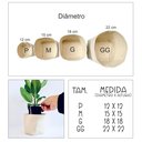Ver imagem 6 de Trio de Cachepots em Algodão Cru Lisos para Banheiro e Cozinha, Conjunto de 2