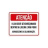 Kit 3 Placas Atenção Lixo Deve Direcionado Dentro Lixeira - 1